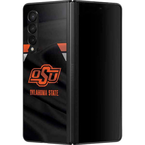 Oklahoma State University Jersey Galaxy Z Fold3 5G Skin